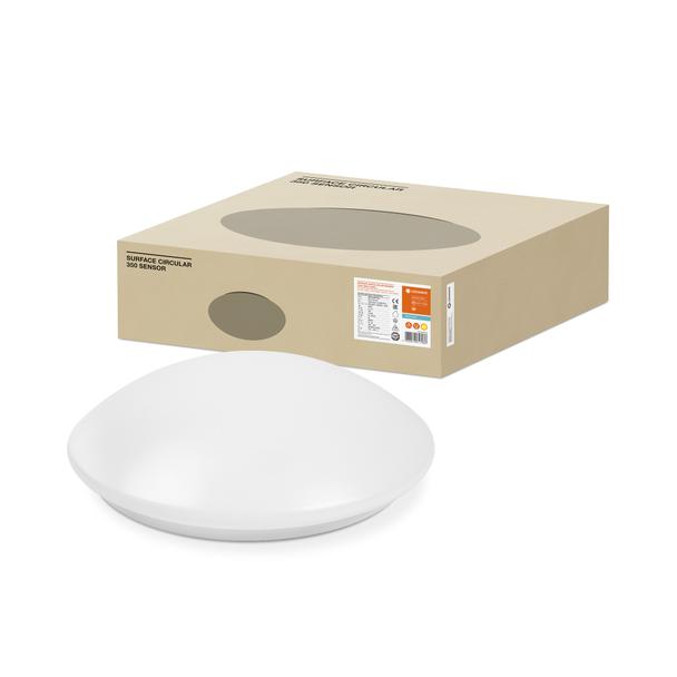 Plafon LED SURFACE CIRCULAR 350 SENSOR 18W 830 IP44 4058075617988 LEDVANCE