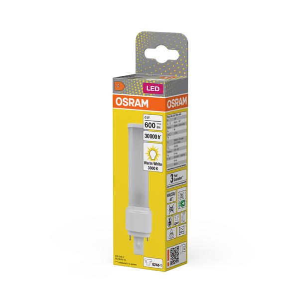DULUX D LED FR 13 CCG, AC mains 6W 830 G24d-1 TRZONKI SPECJALNE LEDVANCE