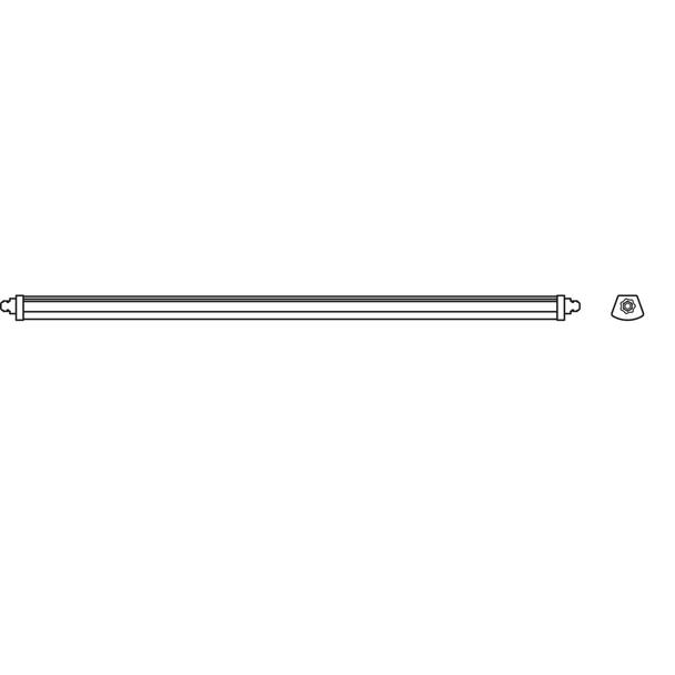 Oprawa hermetyczna DAMP PROOF LED COMPACT 1500 31W 3000K GR IP66 LEDV LEDVANCE