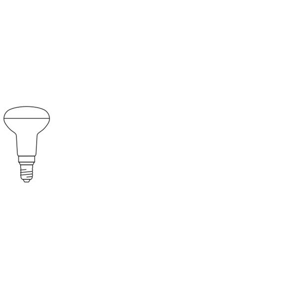 Żarówka LED E14 R50 3,3W = 40W 210lm RGB CCT 45° SMART+ WIFI Ściemnialna 4058075609556 LEDVANCE