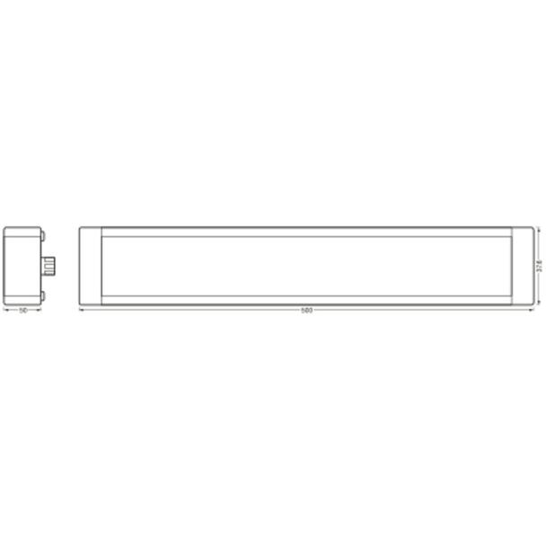 Oprawa SMART+ WIFI UNDER CABINET 50x3,75 TW EXT