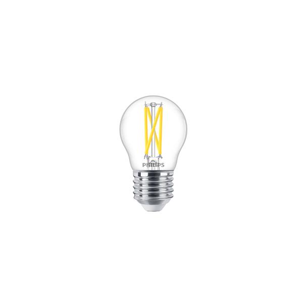 Żarówka LED ściemnialna Kulka 2,5W=25W 340lm / 2200K/2700K LEDLusterDT 2,5-25W E27 927 P45 5 lat gw.