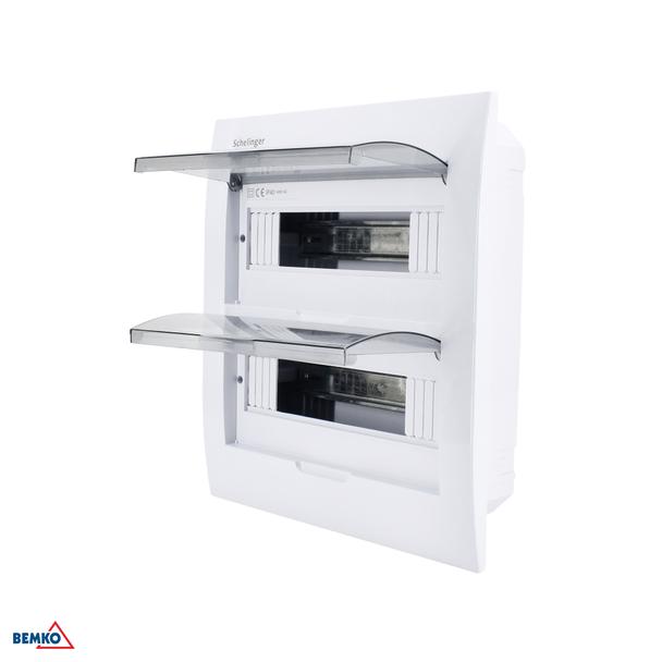 ROZDZIELNICA PODTYNKOWA IP40 ZACISKI 24N+24PE 2x12P