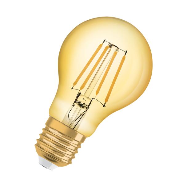 Lampa LED Vintage 1906 CL A Filament szkło przezroczyste GOLD 35 non-dim 4W 824 E27