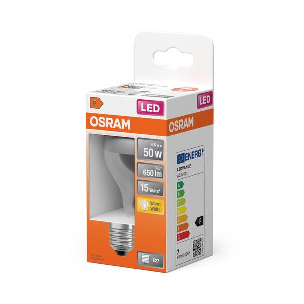 LED STAR CL A FIL Mirror 51 7W 827 E27 LEDVANCE