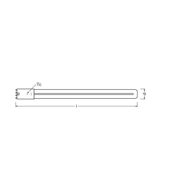 DULUX L LED FR 36 ECG, AC mains 18W 830 2G11 TRZONKI SPECJALNE LEDVANCE
