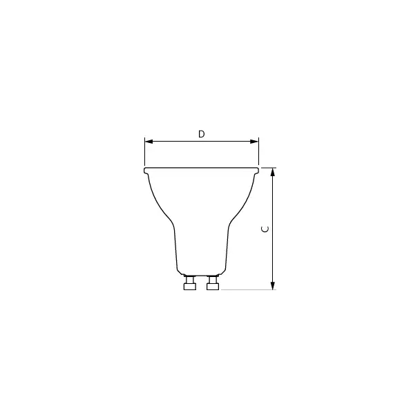 Żarówka LED 6,7W=90W 670lm 3000K barwa ciepła LEDspot 670lm GU10 830 60st. PHILIPS