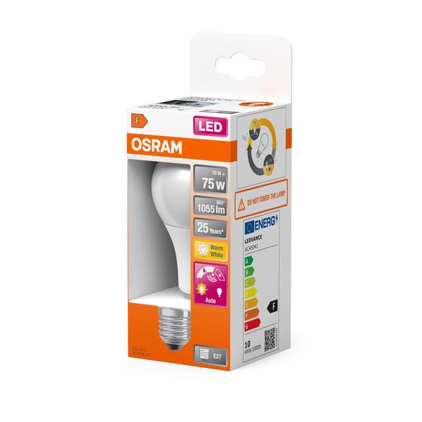 LED STAR+ CL A DSFR 75 non-dim 10W 827 E27 LEDVANCE