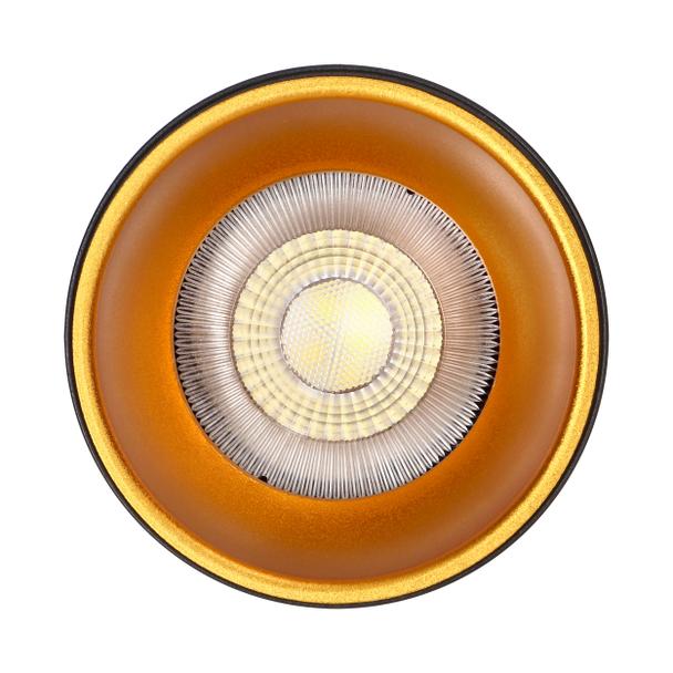ELIZA, oprawa typu downlight, GU10 max. 35W, IP20, okrągła, czarno-złota, aluminium