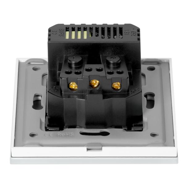 Gniazdo pojedyncze 2P+Z, USB-A + USB-C, PD, max. 20W, biały