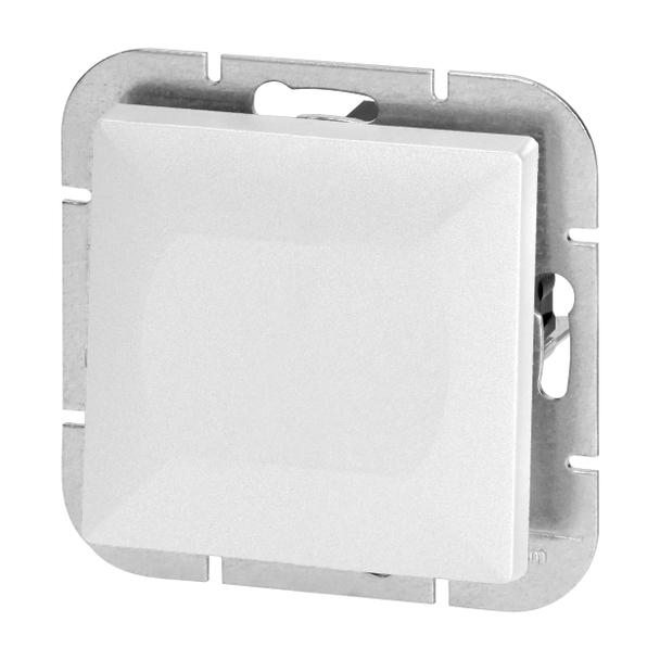 Łącznik podtynkowy jednobiegunowy Pearl, 10A, 250V, WP-1P, biały OR-OE-7700/W ORNO