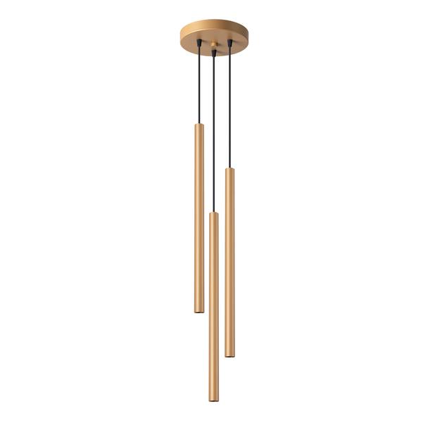 Sollux Lampa wisząca PASTELO 3P złota SL.1172