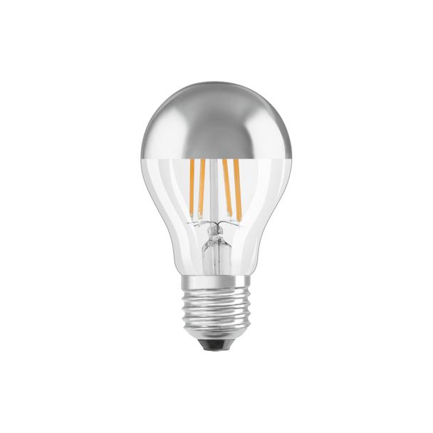 Lampa LED STAR CL A Filament szkło przezroczyste Mirror Silver 34 non-dim 4W 827 E27