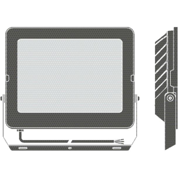 Naświetlacz LED 180W 16800lm 3000K IP65 Czarny COMPACT V 4058075575165 LEDVANCE