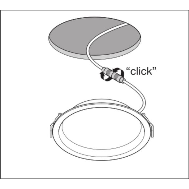 Oprawa DOWNLIGHT ALU DN150 14W 3000K WT IP44