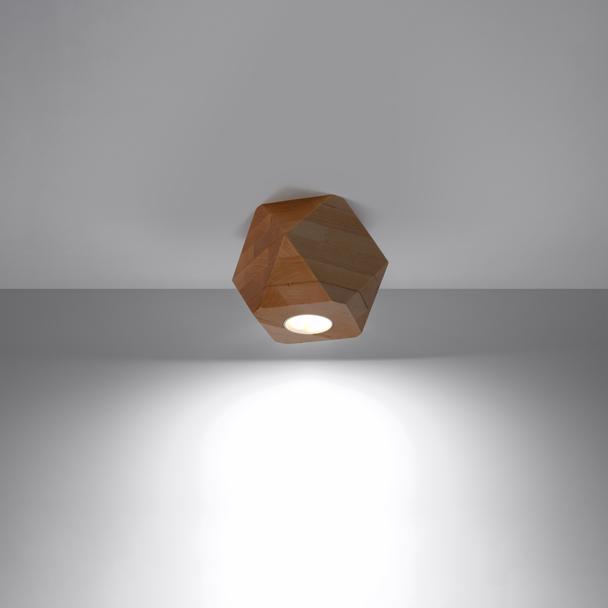Sollux Plafon WOODY 1 naturalne drewno SL.1009