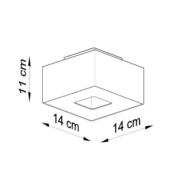 Sollux Plafon MONO 1 czarny SL.0070