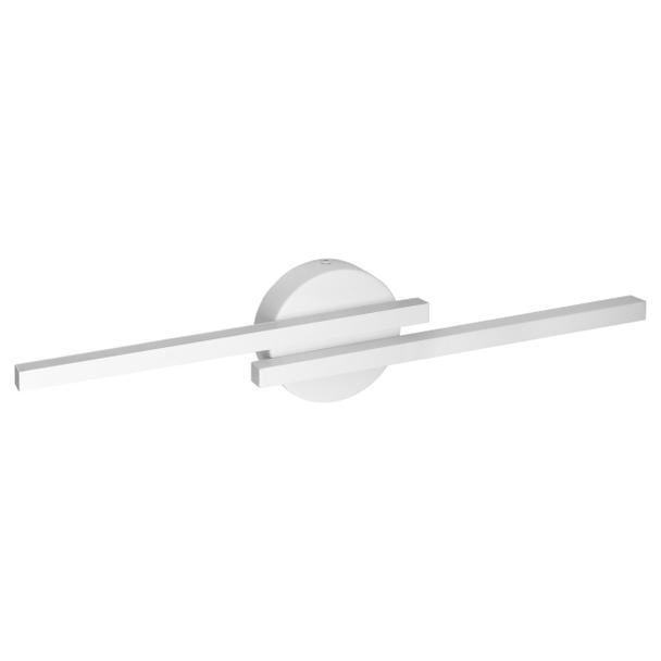 TEKANO LED 14W, lampa nad lustro, 1540lm, 4000K, IP44, dł. 55 cm, aluminium, biała