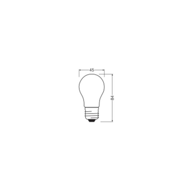 BASE CL P40 4W 827 230V GL FR E27 FS3 LEDVANCE
