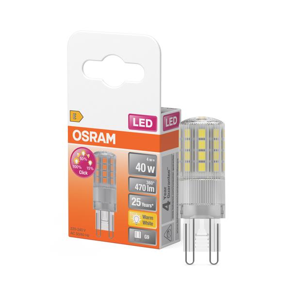 LED STAR+ PIN 3XD CL 40 non-dim 4W 827 G9 LAMPA LED DODATKOWE FUNKCJE LEDVANCE