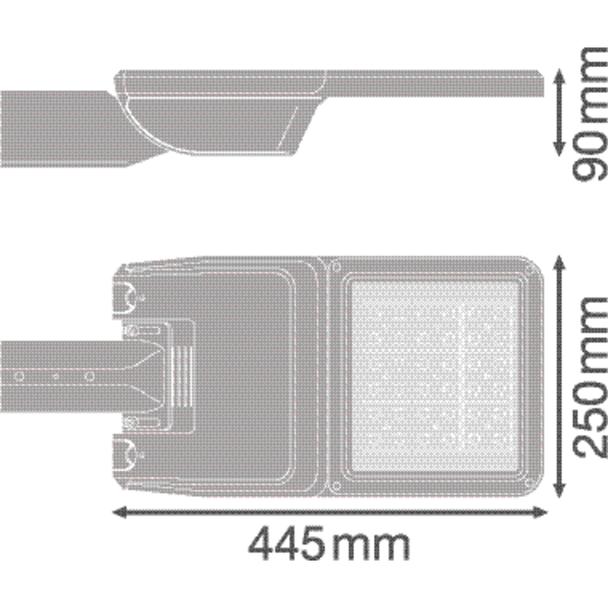 Oprawa uliczna LED STREETLIGHT FLEX SMALL 36W 2700K 727 RV25ST ALW 4058075552296 LEDVANCE