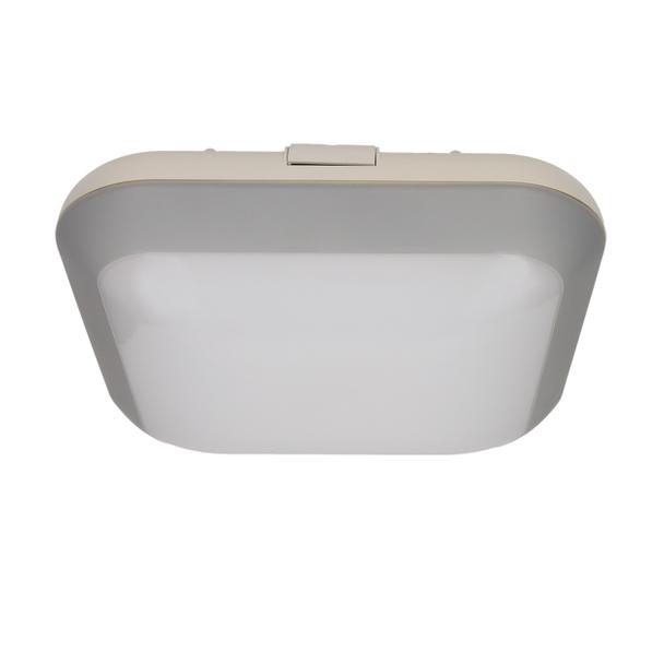 Plafon MONSUN LED 60 SMD2835 szary IP66 klosz poliwęglan mleczny OR-PL-342GLPM4 ORNO