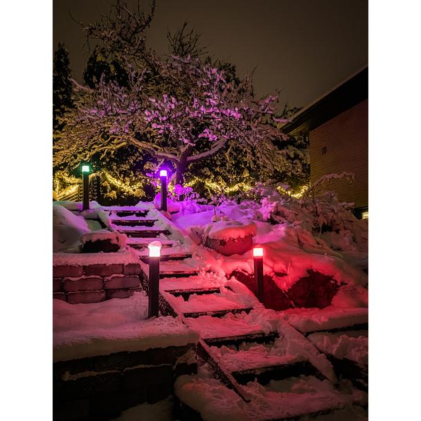 Słupek Ogrodowy Lampa LED INTELIGENTNA 9,5W RGB+W Szary 50cm SMART+ WiFi CUBE 4058075478152 LEDVANCE