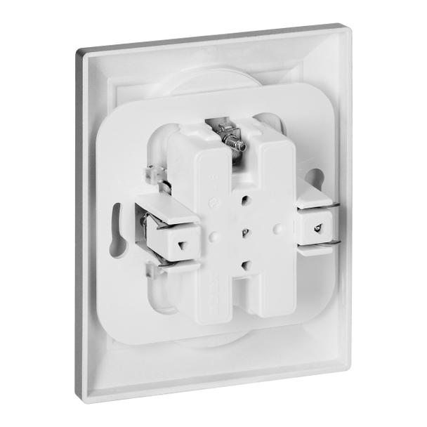 Gniazdo podwójne podtynkowe 2x2P+Z Pearl, 16A, 250V, PT-6 P, srebrny