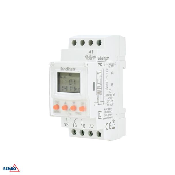 PROGRAMATOR CZASOWY ELEKTRONICZNY 16(8)A 7D SCHELINGER