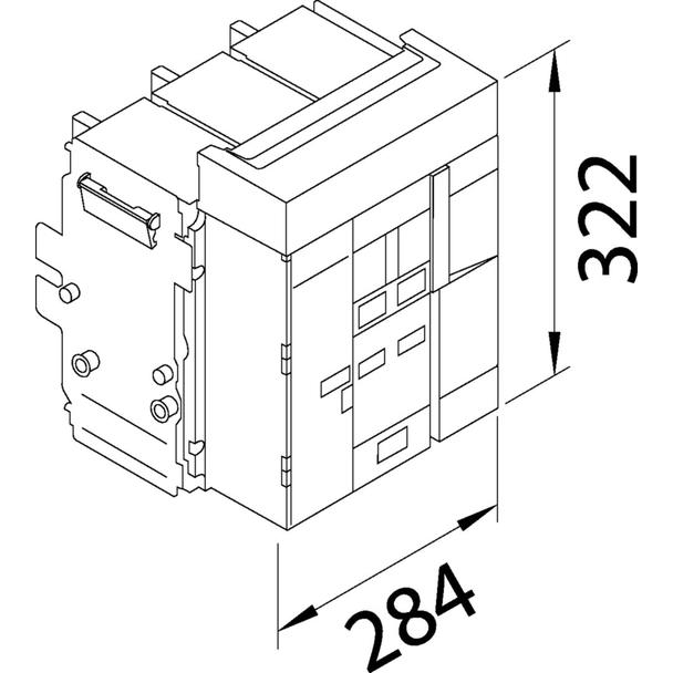 ACB HW1 66kA 1600A 3P Wyłącznik wysuwny do wyzwalacza sentinel Energy