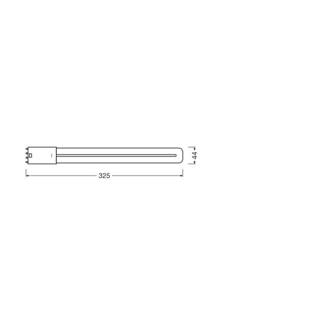 DULUX L LED FR 24 ECG, AC mains 12W 830 2G11 TRZONKI SPECJALNE LEDVANCE