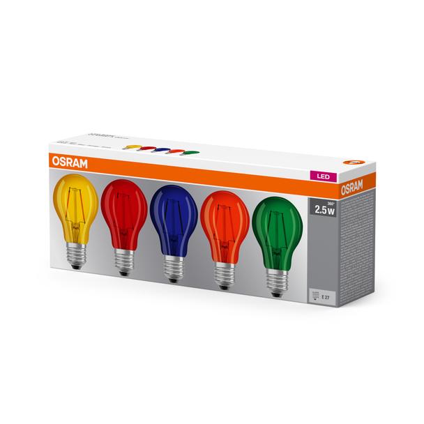 Lampa LED STAR CL A Color Box 15 non-dim 2,5W E27