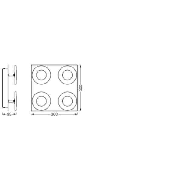SMART WIFI ORBIS WAVE 300SQ IP44 TW CR LEDVANCE