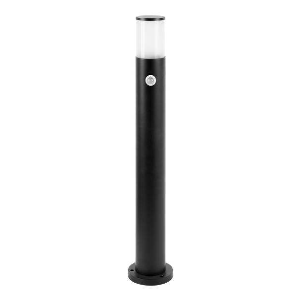 DALIA oprawa ogrodowa słupek z czujnikiem PIR, E27, max. 15W, IP54, 80 cm, czarny