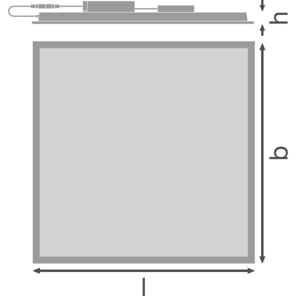 Oprawa PANEL COMFORT 625 P 28W 840 U19 PS