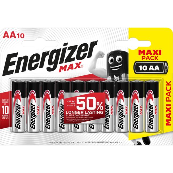 BATERIA ENERGIZER MAX AA E91 /10 sztuk
