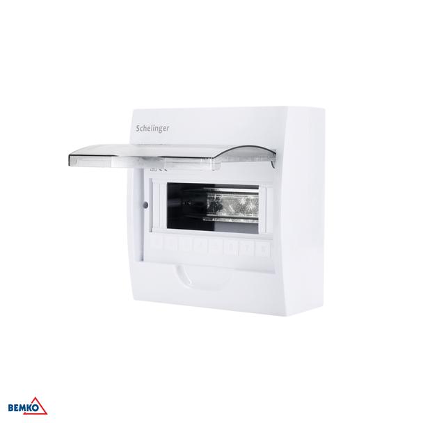 ROZDZIELNICA NATYNKOWA IP40 ZACISKI 8N+8PE 1x8P
