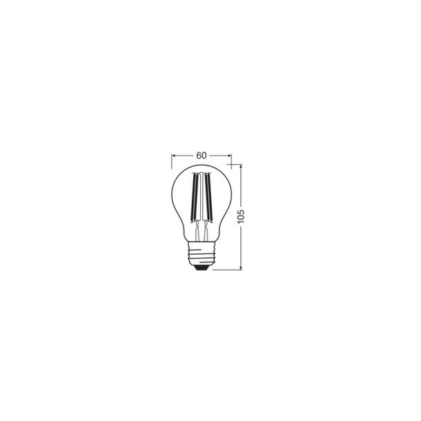 Lampa LED Vintage 1906 CL A Filament szkło przezroczyste GOLD 35 non-dim 4W 824 E27