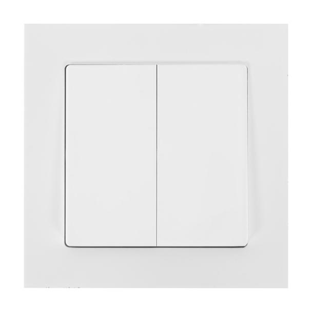 Łącznik podtynkowy świecznikowy Malta, 10A, 250V, WP-2M, biały