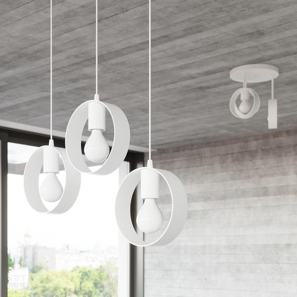 Sollux Lampa wisząca TITRAN 3 biała SL.1138