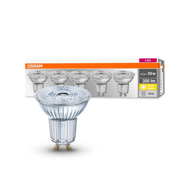 BASE PAR16 50 36 4,3W 827 230V GU10 FS5 LEDVANCE