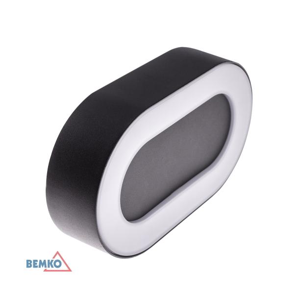 OPRAWA ELEWACYJNA VALIT 10W 3000K 800LM IP54 203X45X123MM OWALNA GRAFIT