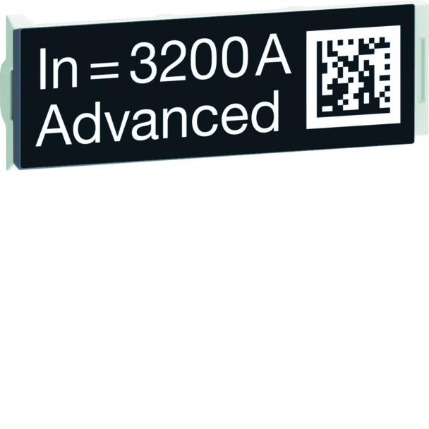 ACB HW4 Wtyczka z oznaczeniem znamionowym wyłącznika 3200A Advanced