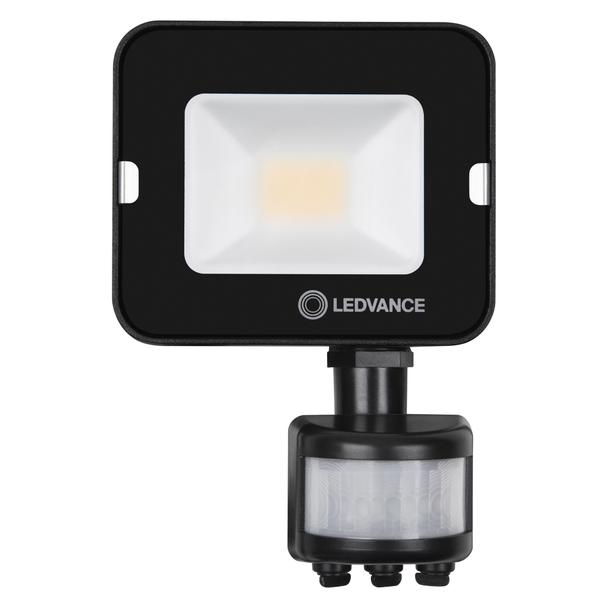 Naświetlacz LED FLOOD COMPACT SENSOR V 10W 830 SYM 100 BK 4058075575226 LEDVANCE