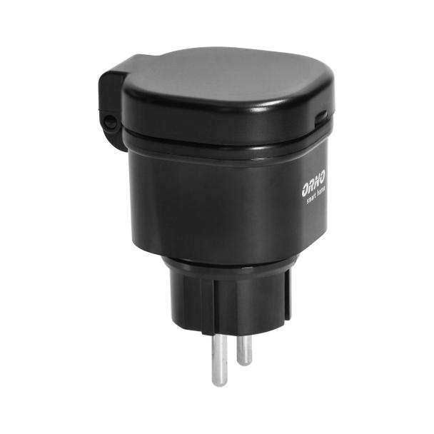 Gniazdo sieciowe zewnętrzne sterowane bezprzewodowo, z odbiornikiem radiowym, IP44, Smart Home, OR-SH-1733(GS) ORNO