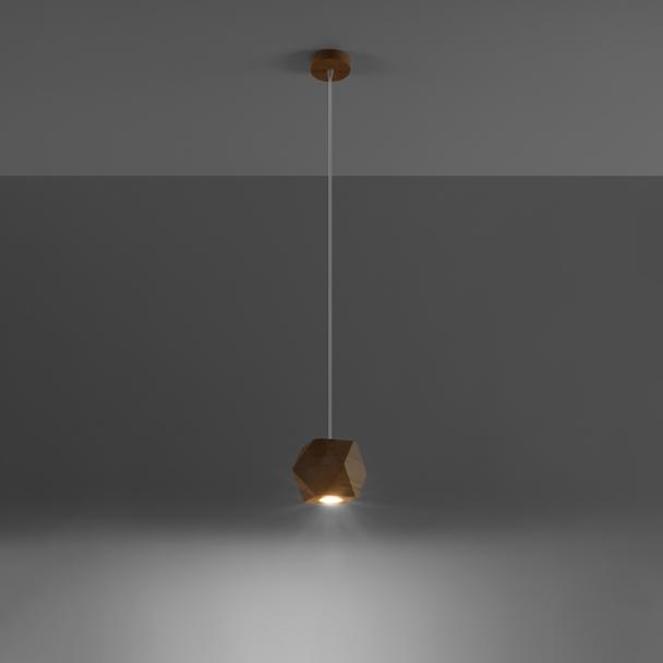 Sollux Lampa wisząca WOODY naturalne drewno SL.1011