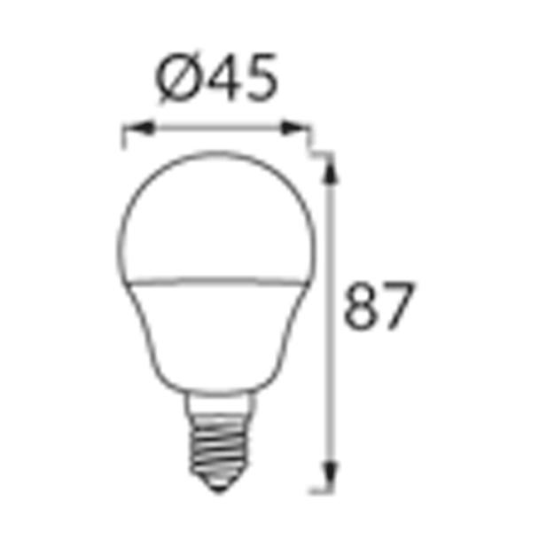 Lampa z diodami ULKE LED E14 8W 3000K