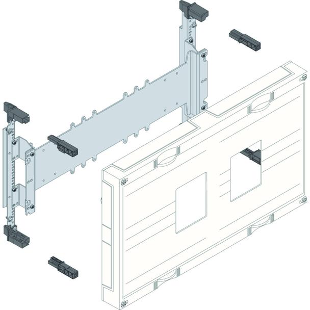 univers N 300x500mm podzespół dla wyłączników mocy H3+ 2xP160