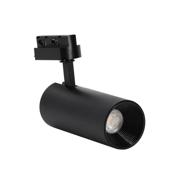 SPOT COB VERKO CZARNY 1-FAZOWY 12W 3000K 900LM 24°