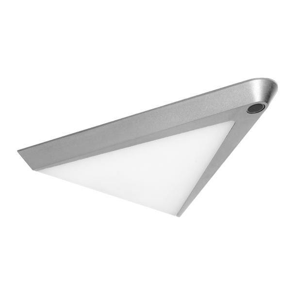 PIRAMIS lampka podszafkowa LED 3,5W, 200lm, 4000K, z włącznikiem bezdotykowym, szara